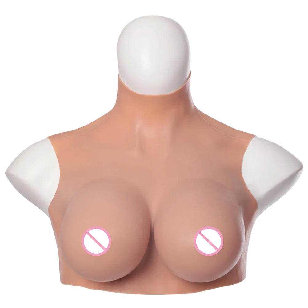 Realistic Silicone Breast Forms Artificial Fake Boobs for Crossdresser Shemale Drag Queen Transgender Cosplay