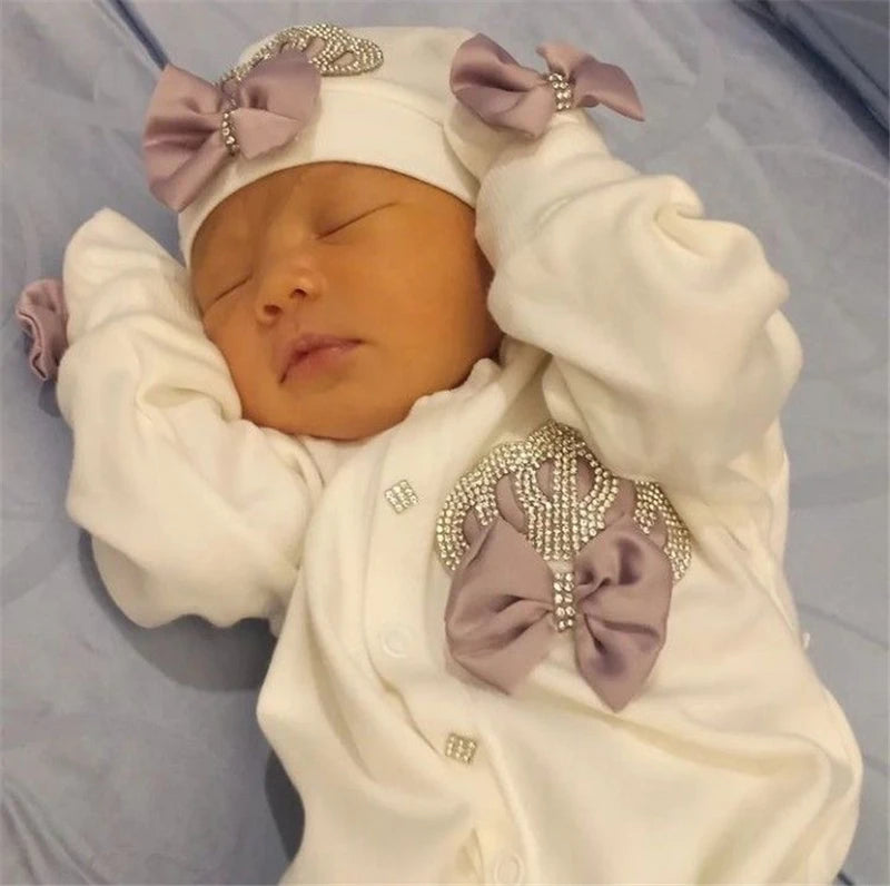 Velvet Newborn Baby Boy Outfits Blazer Vest Kids Clothing Cotton Infant Products Body Suit Shirt Pants Mittens Receiving Blanket