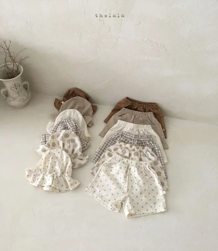 2025 Summer New Baby Cotton Breathable Shorts Thin Infant Boy Casual Shorts Cute Toddler Girl Solid Shorts Kids Clothes