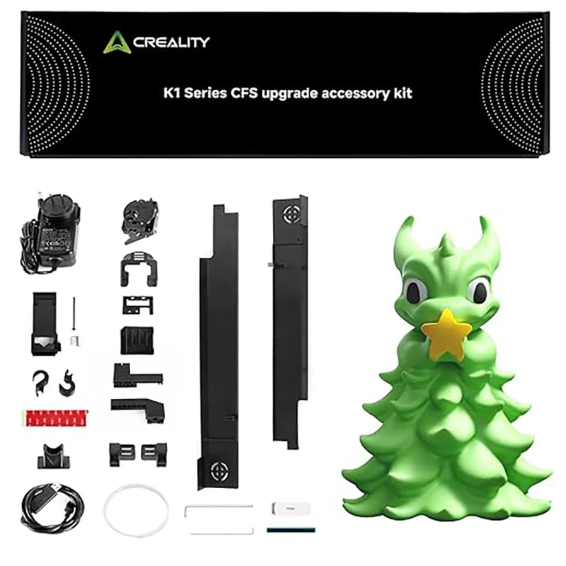 Creality CFS Upgrade Kit Unlock Multi-Color Printing for CFS Filament System, Compatible with K1 Max, K1C, K1, K1 SE 3D Printers