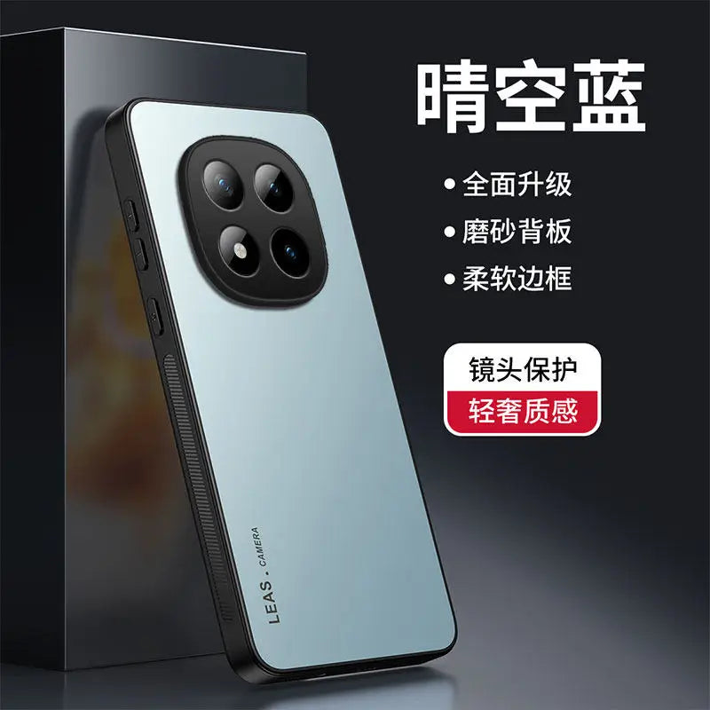 For POCO M8 Pro 5G Shockproof Armor Frosted Case for Mi POCO M 8 M8pro Camera Protection Matte Hard Bumper Cover Shell Capa
