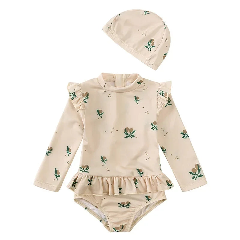 2026 Summer Kids Girls Swim Wears Baby Girl Set Beach Seaside Clothes 9M-8T Sister Swimming Suits Fashion Sunbeach Swimsuit