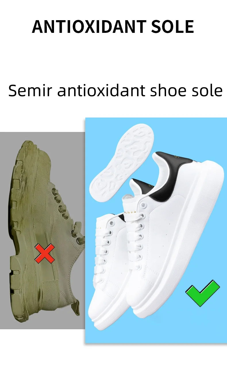 SENMA Luxury Design Sneakers For Men 2025 White Board-shoe Soft Women Walking Shoes Running Shoes Couples Sneakers Tennis shoes