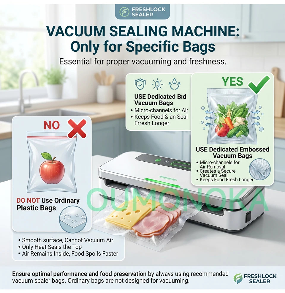 Portable Vacuum Sealer for Food Kitchen Gadgets Degasser Home Appliance Compressor Plastic Bag Sealer Vacuum Packaging Machine