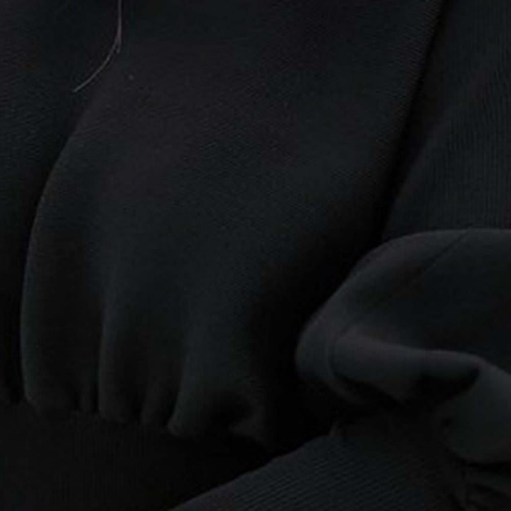 Fashion Office Dress O-Neck Warm Soft Texture Pure Color Bodycorn Office Dress