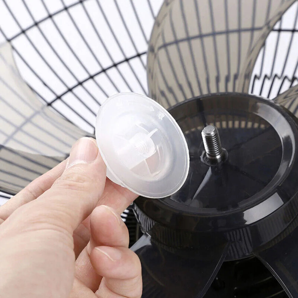 Replacement Fan Blade for 16 Inch Household Stand or Desk Fans 5 Leaves Plastic Blade with Nut Cover Offering Use