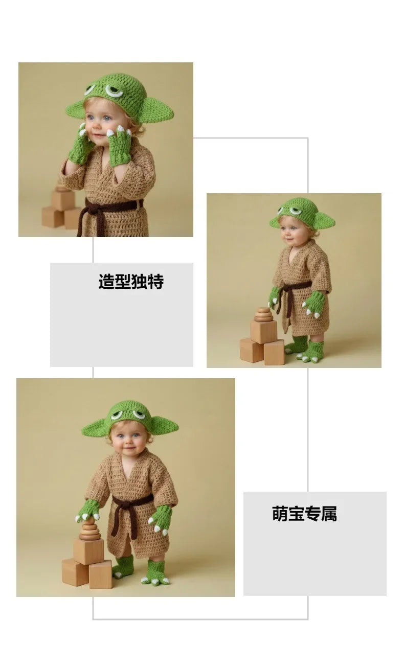 Halloween Cosplay Outfit Baby Costume Newborn Studio Photoshoot Prop Cute Soft Clothing for Baby Photography Shooting