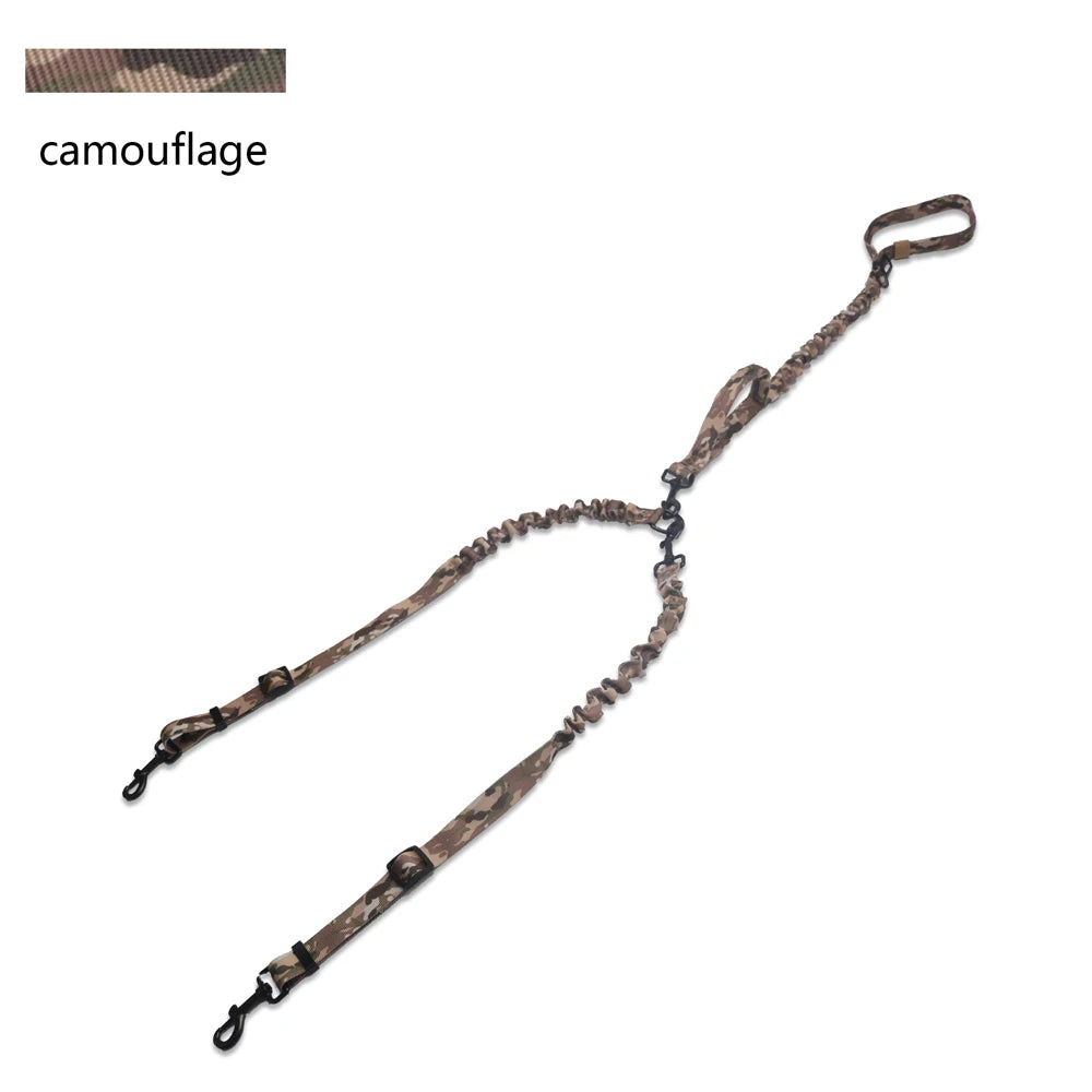 Tactical Dog Harness Adjustable Traning Dog Harness Leash Sets with Storage Bag for Large Dog Control Handle Cat Harness