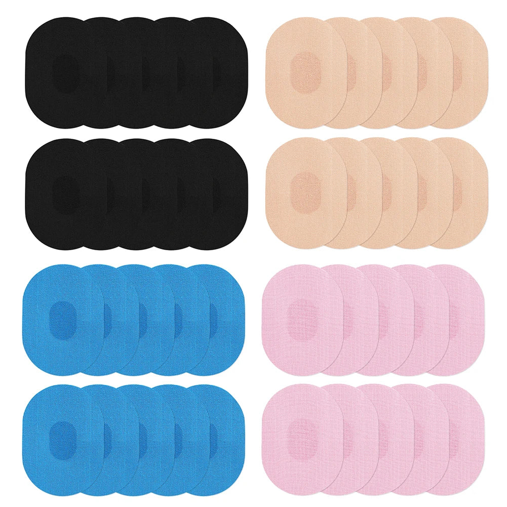 10/20Pcs Waterproof Adhesive Patches Freestyle Libre Sensor Covers Patch Clear CGM Sweatproof Overpatch Tape Long Lasting