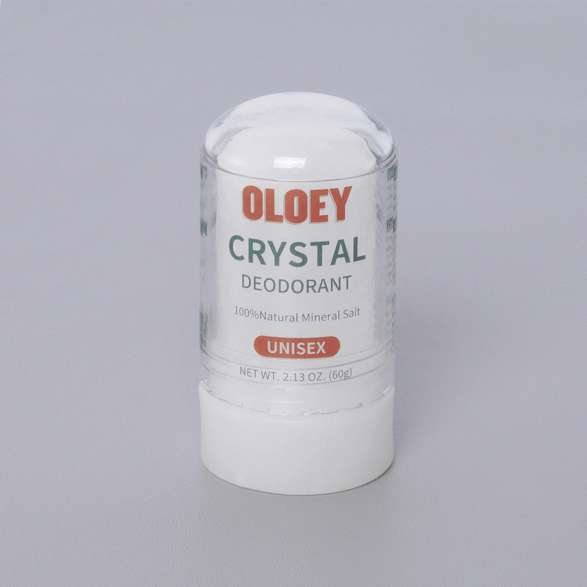 60g Natural Alum Crystal Deodorant Stick for Women & Men – Potassium Alum Stone for Odor Control,Non-Sticky Mineral Rock Design