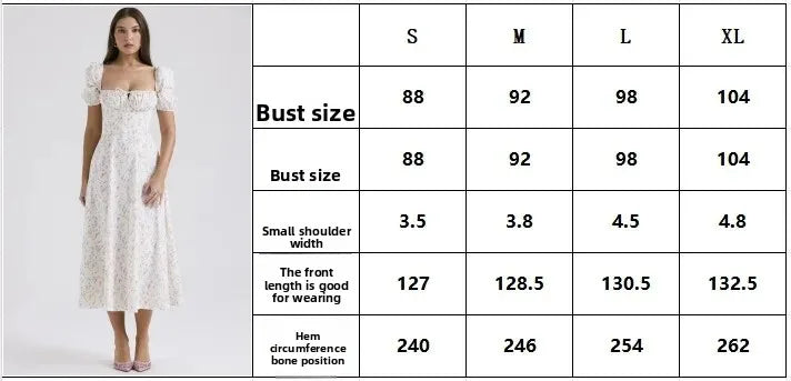 Elegant Fairylike French Style Gentle Floral Print Strapless Midi Dress Slimming Women's Fashion High End Feeling Dress