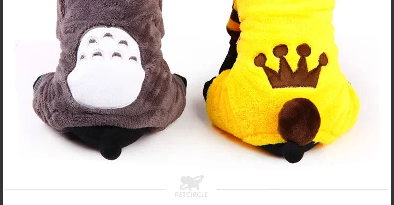 Free shiping warm xxs dog clothes winter pajama small dog costume cotton pet Hoodie Coat lovely cat jacket winter PT014