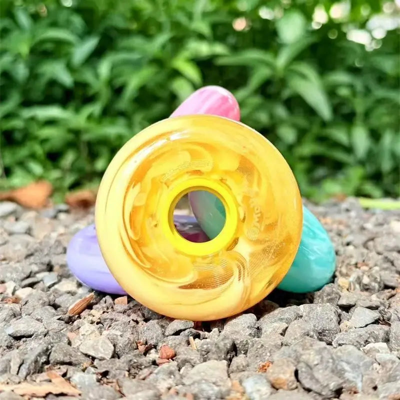 85A LBS Full Meat Jade Wheel with White Yellow Purple Pink Cyan 80mm 76mm 72mm Roller Skating Wheels Slalom Tire for SEBA FSK 8p