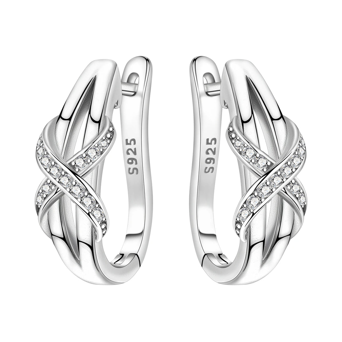 925 Sterling Silver Needle Iris Flower Hoop Earrings for Women Original Elegant Versatile Jewelry Birthday Party Fine Gift 2026