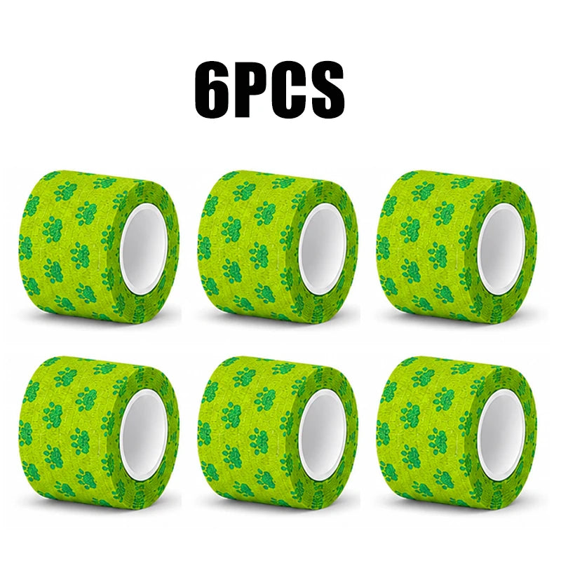 12/6/3pcs Tattoo Grip Cover Wrap Tape Self-Adhesive Breathable Elastic Bandage Waterproof Athletic Bandage Wraps Accessories