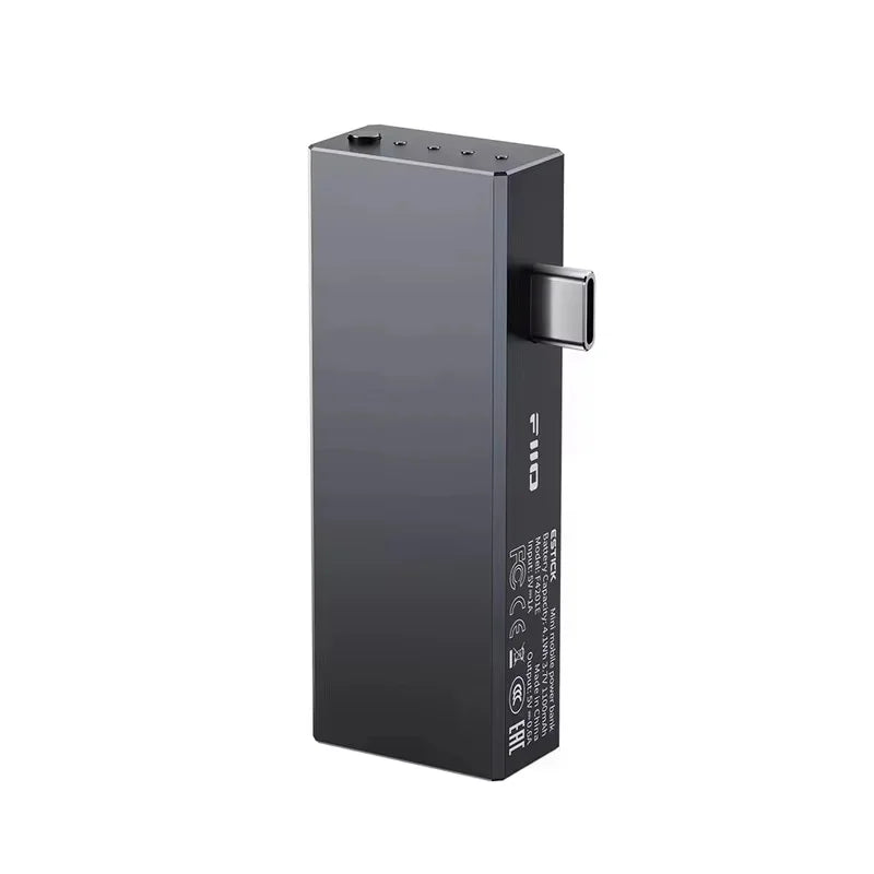 FiiO ESTICK KA17 Mini Mobile Power Bank Independent Power Supply Portable Power Bank 1100mAh Type-C Charging Customized Charger