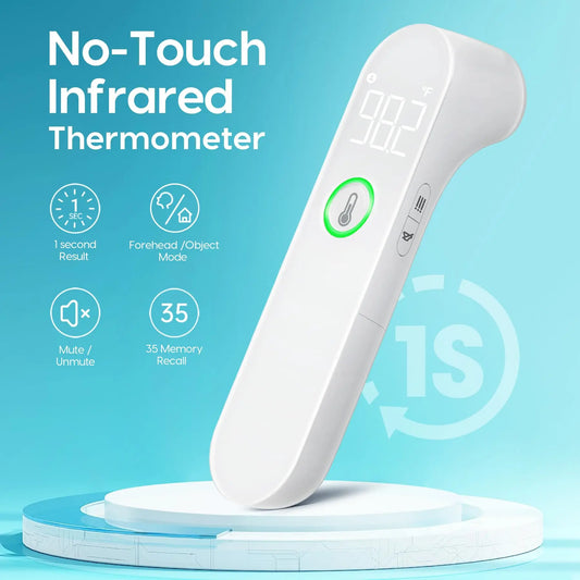 Thermometer for Adults and Kids Fast and Accurate Baby Thermometer Fever Alarm and Silent Mode LCD Big Screen Display Read