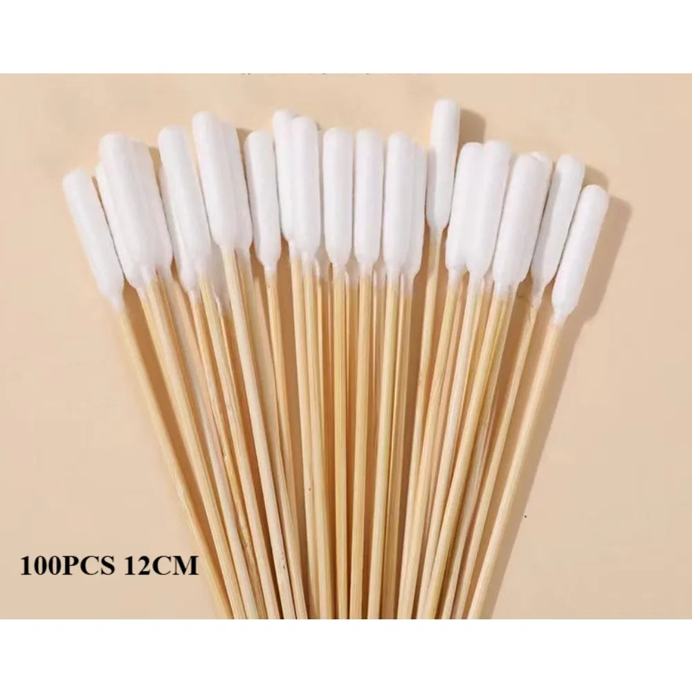 100/300/500Pcs PetEar CottonBuds Animal Cotton Swab Sticks Cotton Buds For Cat Dog Ear Wax Removaltattooclean,Tattooaccessories