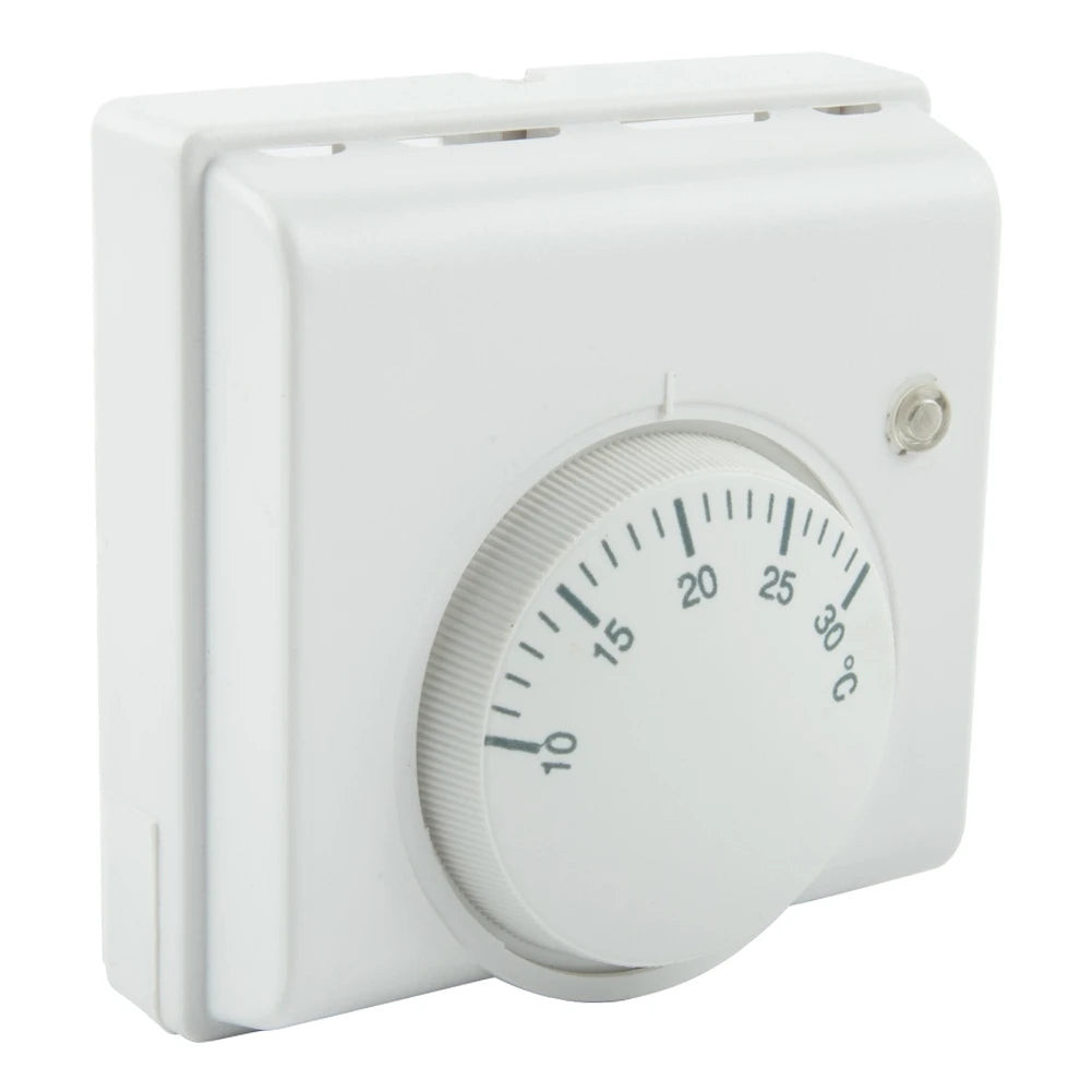 High Quality Practical Brand New Thermostat Temperature Switch White Room 2 Wire 220V AC Temperature Controller