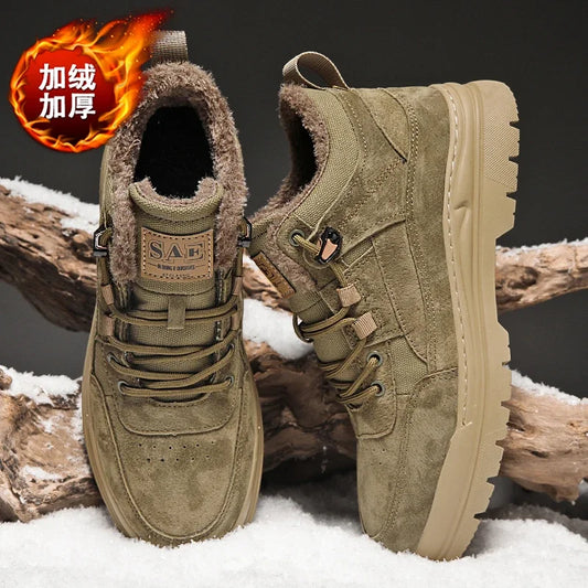Loafers Casual Sneaker Casual Shoes Leather Shoes Male Sneakers Sports and Leisure High Boots Winter Sport Shoes for Men Fashion