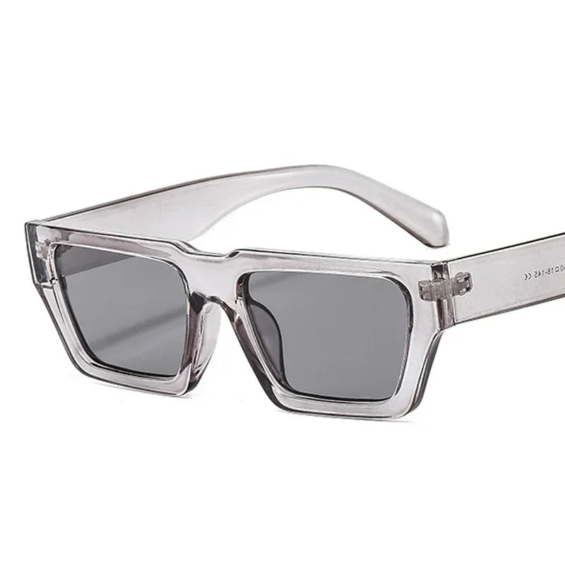 Square Sunglasses Men Women Retro Fashion Popular Sun Glasses Male Female Black Mirror Vintage Small Frame Oculos De Sol