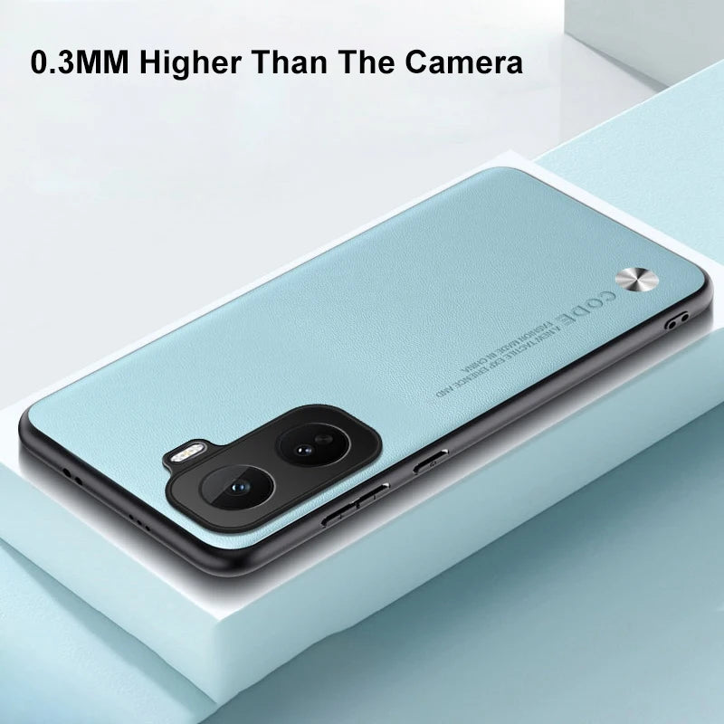Luxury PU Leather Case For Vivo iQOO Neo 11 Back Cover Silicone Shockproof Full Protection Phone Case For Vivo iQOO Neo11 5G