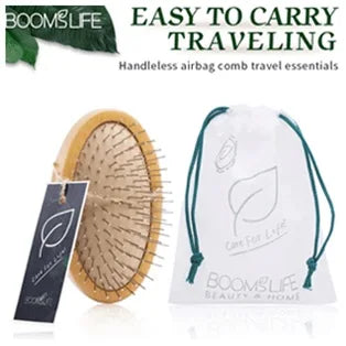 BOOMSLIFE Boar Bristle Hair Brush Square Paddle Scalp Massage Hairbrush USA Oak Wood Comb for Hair Women Barber Beauty Hair Care