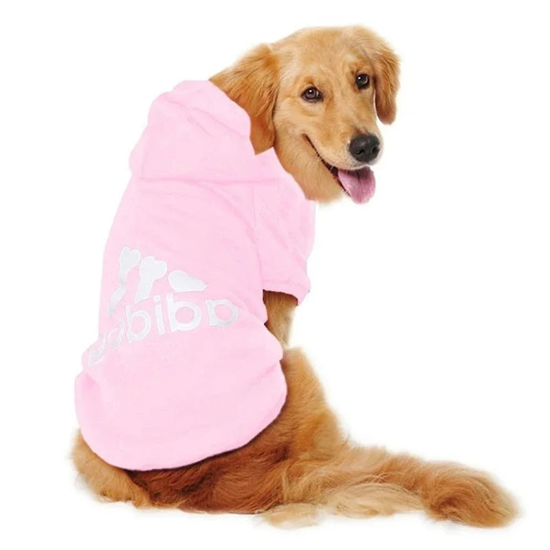 3XL-9XL Big Dog Sweatshirt  Adidog Dog Clothes for Large Dogs Labrador Cotton Hooded Warm Two-Legged Pets Jacket Outfit Hot Sell
