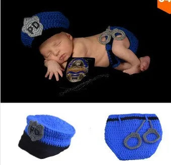Handmade Crochet Costume Halloween Photoshoot for Baby Boy Photography Props Outfits Newborn Babies Gifts 0-6M Lion Pants Set