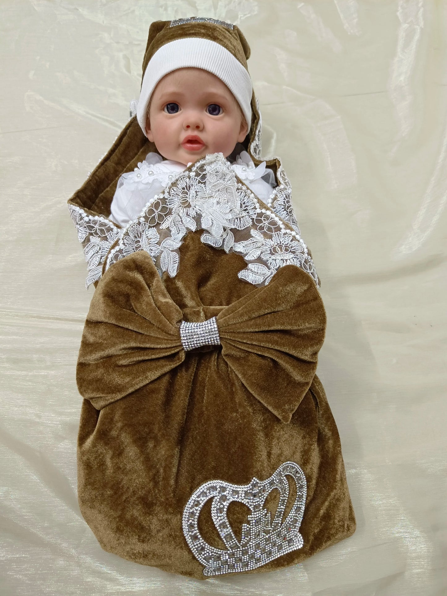 Velvet Newborn Baby Boy Outfits Blazer Vest Kids Clothing Cotton Infant Products Body Suit Shirt Pants Mittens Receiving Blanket