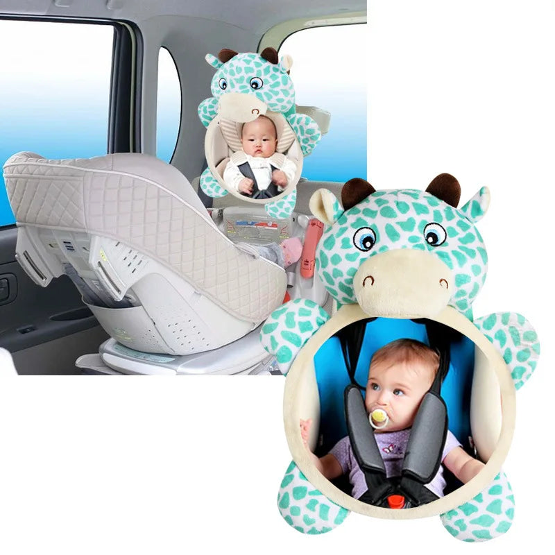 Baby Car Mirror Safety Car Seat Rear Facing Car Seat Mirror Wide Crystal Clear View Shatterproof Car Kids Monitor Accessories