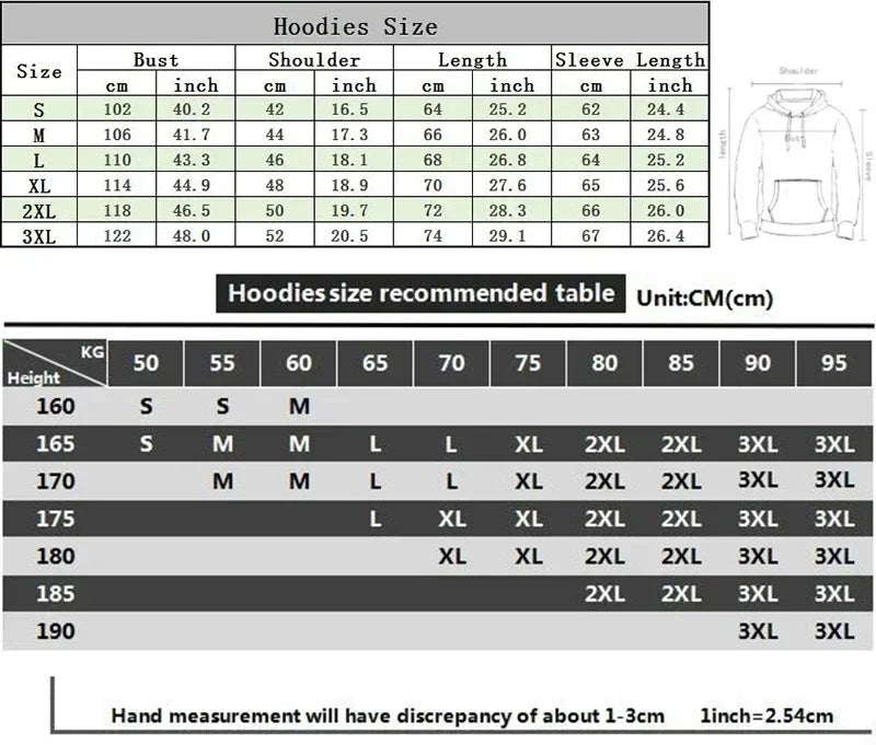 Men's Brand Monochrome, Red, Black, Gray, Pink, Casual Top, Men's and Women's Hip-hop Hoodies, Sportswear, Fashion, Autumn