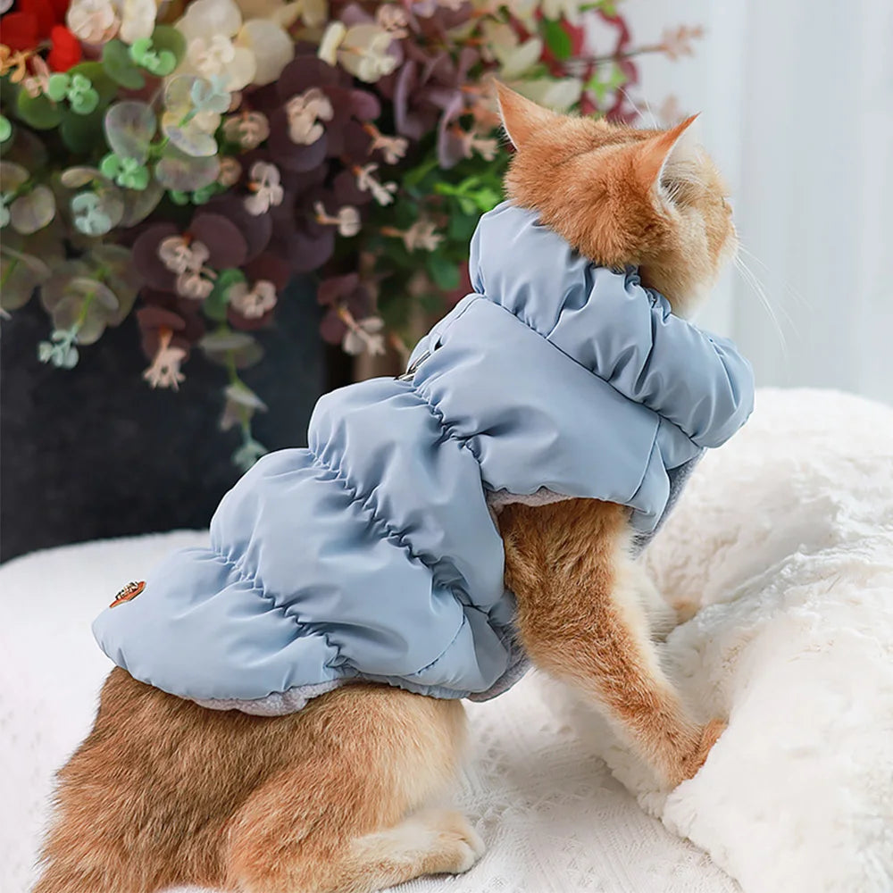 Winter Padded Dog Coat Jacket For Small Medium Dogs Soft Warm Dog Clothes Cute Puppy Vest Pet Outfit