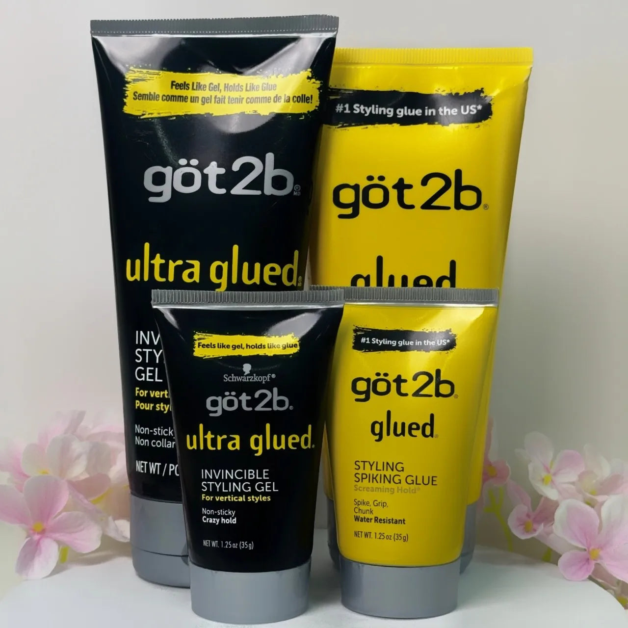 Got2b Glued Invincible Styling Hair Gel Got2b Ultra Glued Water Resistant Spike Grip Chunk Wig Accessories Strong Hold