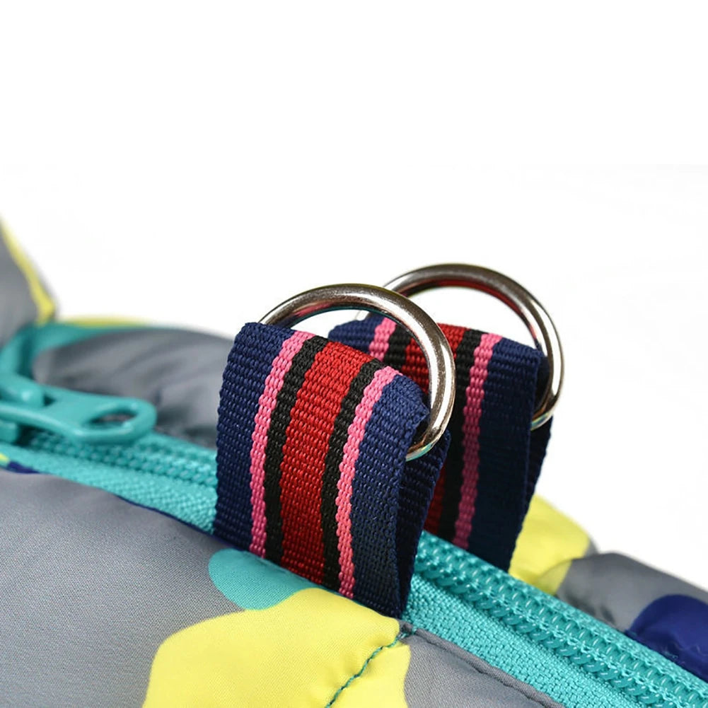 Winter Dog Coat Warm Waterproof Puppy Down Jacket Lightweight Outdoor Windproof Snowsuit Cold Weather Apparel for Small Dogs