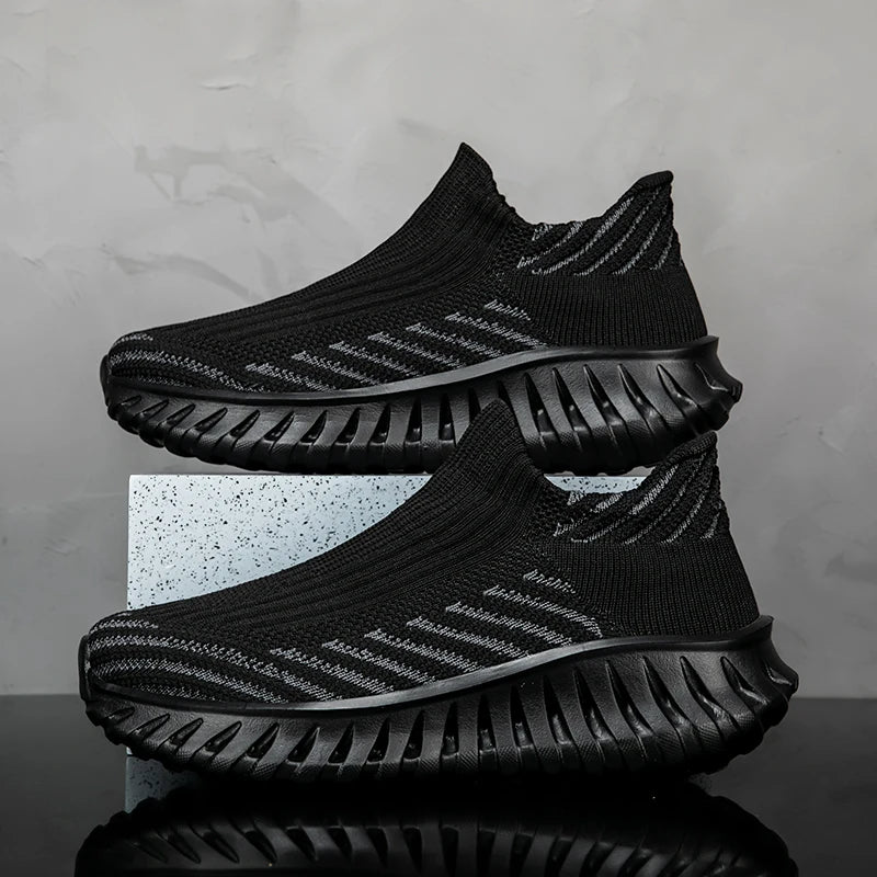 Men Sock Shoes Women Running Thick Sole Fashion Casual Sneakers Breathable Sport Shoes Couple Walking Fashion Sneakers Shoes