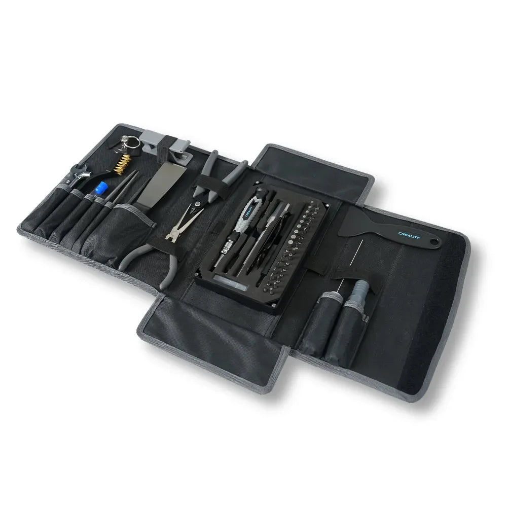 Creality Official 3D Printer Tools Kit, 74 Pcs in 1 3D Printing Tool Wrap Kit 3D Printer Repair Accessories