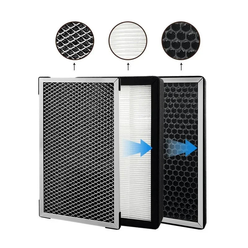 2026 Fresh Air Intake Inline Filter Box With Pre-filter, Activated Carbon and HEPA filter For HVAC System to Intake Fresh Air
