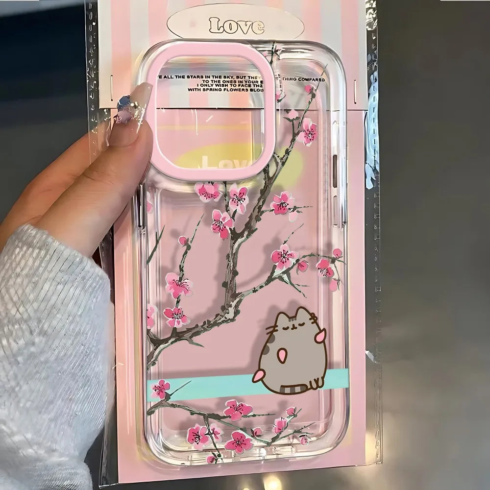 P-Pusheens Cat Phone Case for Xiaomi Mi 15T 15 14 13 12 11 10 10T 14T Poco M7 X6 F7 F5 F4 X7 X4 NFC Lite GT Pro Ultra 4G 5G