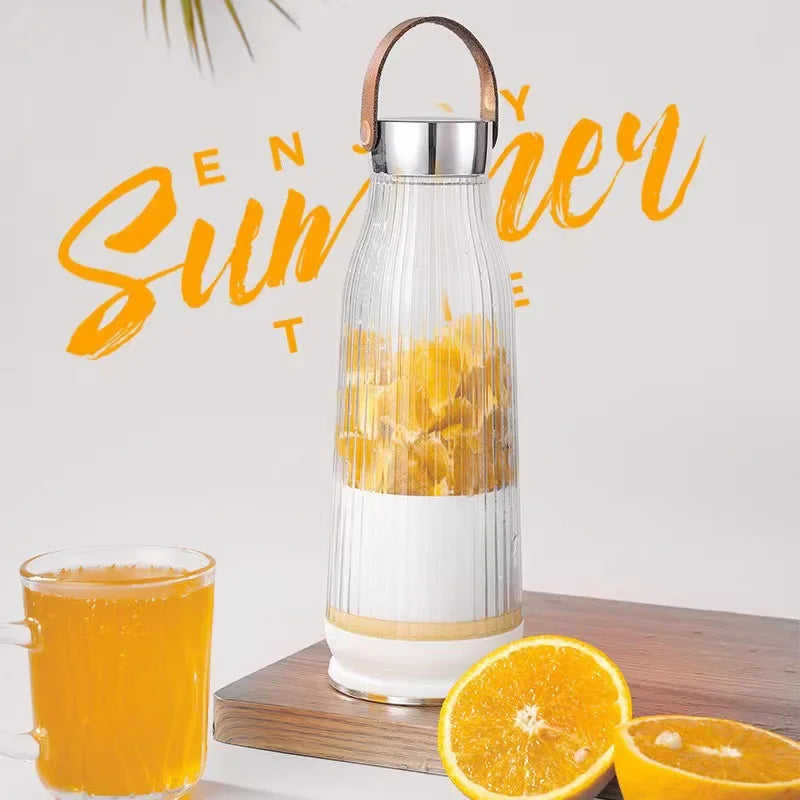 2026 Electric Juicer Cup 6 Blades Blender Milkshake Machine USB Portable Fruit Milk Mixing Tool Mini Fresh Juice Blender