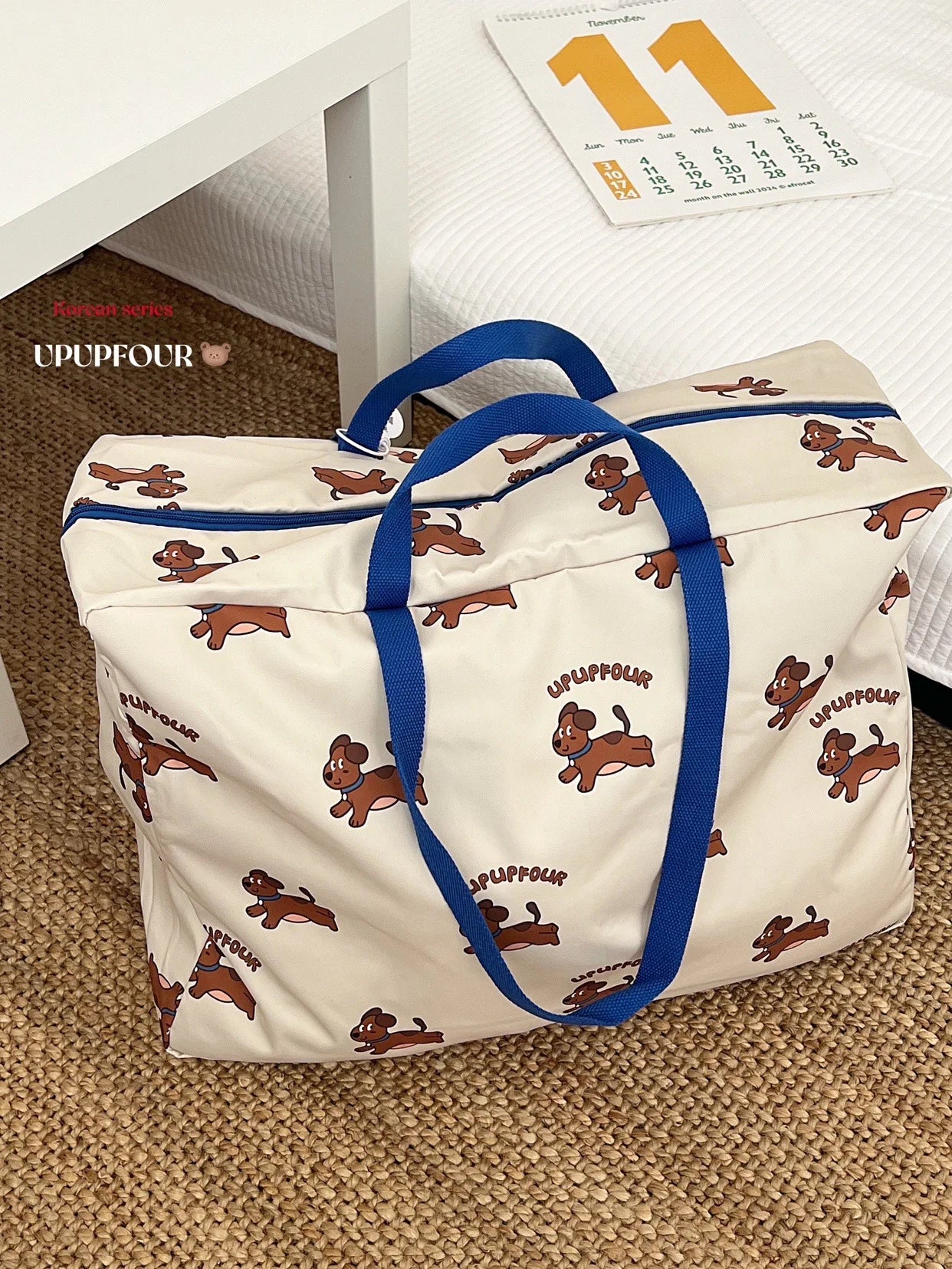 Large Capacity Quilt Storage Bag Baby Items Waterproof Mommy Travel Bag Family Clothing Diapers Organizer Cute Kids Storage Bag