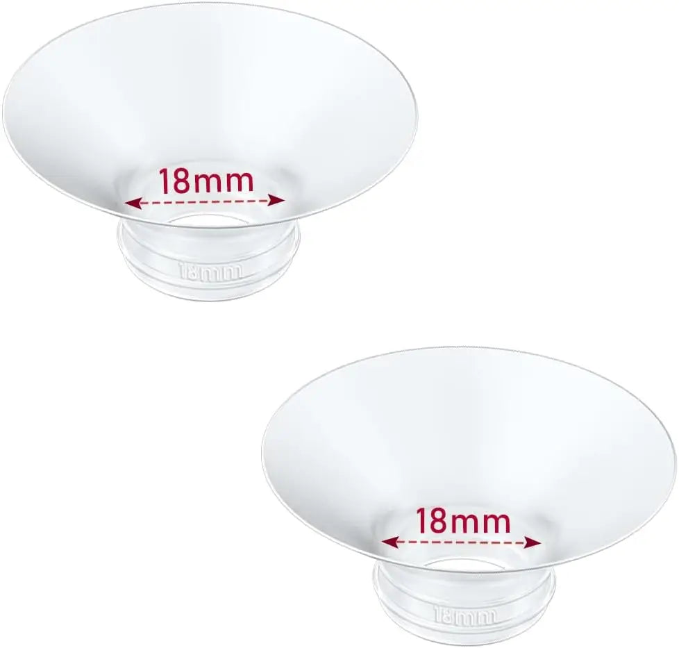 Flange Insert Compatible with Momcozy/Spectra/Medela/Elvie/NCVI/TSRETE/eufy/Lansinoh/XIMYRA Breast Pump 24mm Shields/Flanges