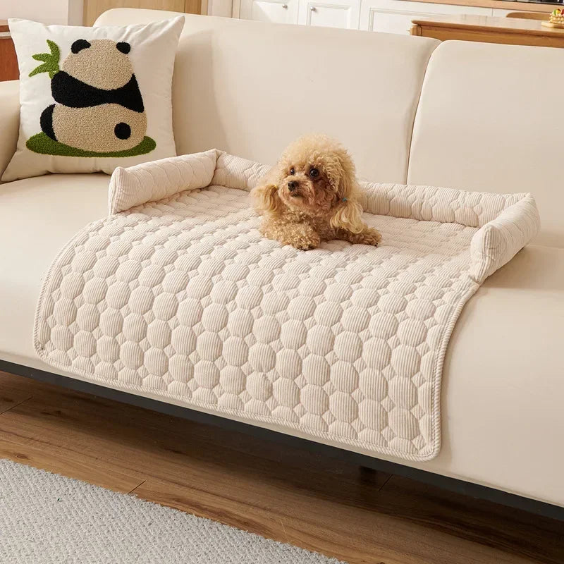 1PC Winter Warm Dog Bed Mats Super Soft  Plush Pet Blanket Pad Mat for Small Dogs Plush Neck Pillow Cat Nest Travel & Indoor