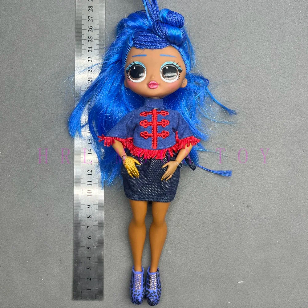 Original 24cm OMG multi-style big sister fashion dressup girl DIY holiday gift doll toy
