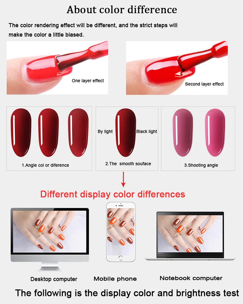 Gel Nail Polish Set With UV Nail Lamp Poly Extension Nail Gel Kit Semi Permanent Gel Varnish Set Professional Nail Art Tools Kit