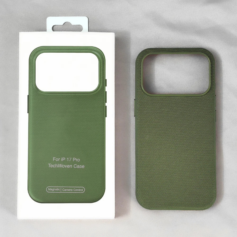 Original Tech Woven Case Magnetic Cover For IPhone 17 Air 16 15 14 13 Pro Max Camera Control Case For Magsafe Wireless Charging