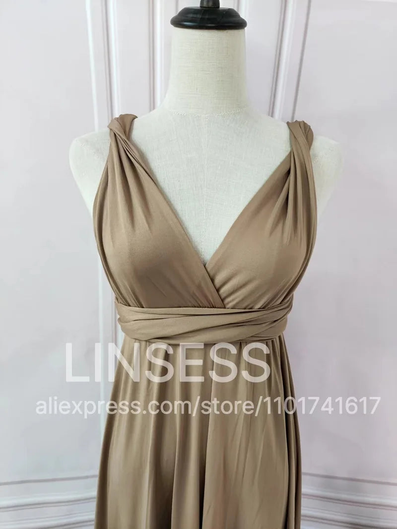 Multiway Maxi Dress Bridesmaid Dress Infinity Cocktail Dress Floor Length Bridesmaid Dress Maxi Dress for Bridesmaid Gifts