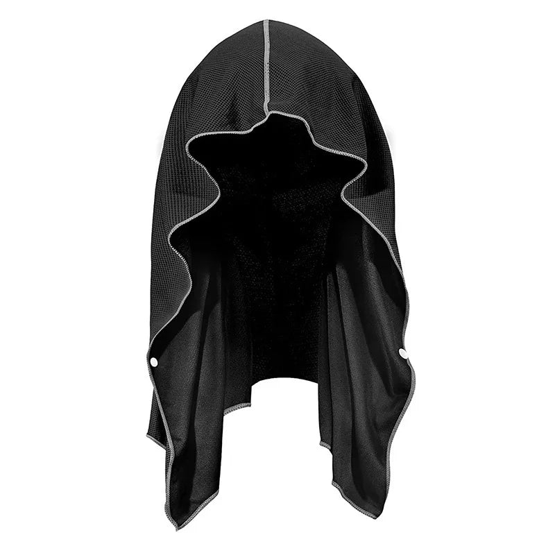 Cooling Hoodie Towel- Hood Towel, Evaporative Cool Technology, Cools Instantly When Wet, , Great for Sports, Fitness, Gym