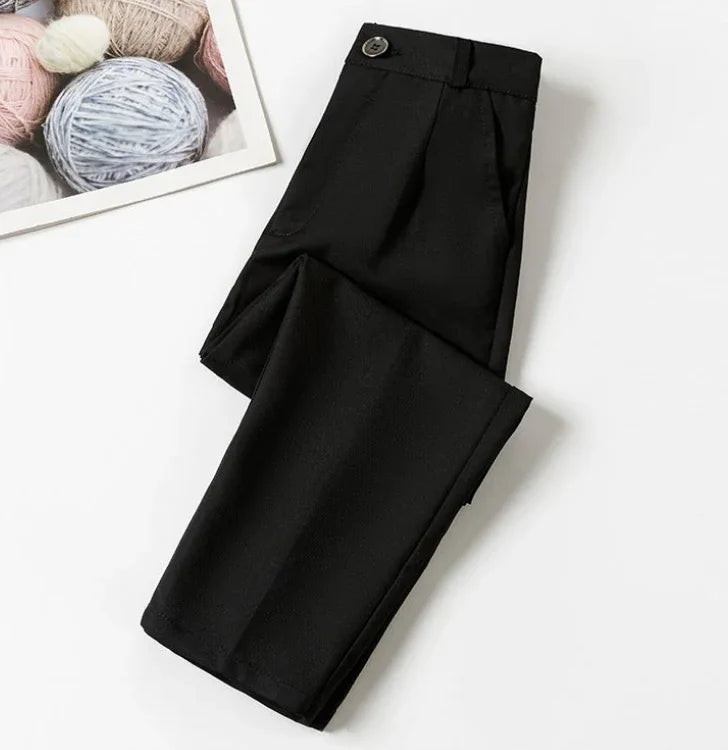 Kids Boys Suit Pants Piano Performance Clothes 2024 New Arrival Children Black Navy Pants Teenage Boys School Plaid Trousers
