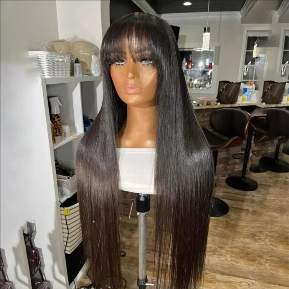 Kinky Straight V Part Wig Human Hair For Women with Drawstring 250% Density Upgrade Glueless U Part Wig No Leave Out No Sew In